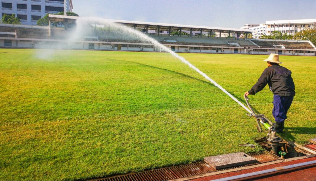 Solid Set Football Field Irrigation