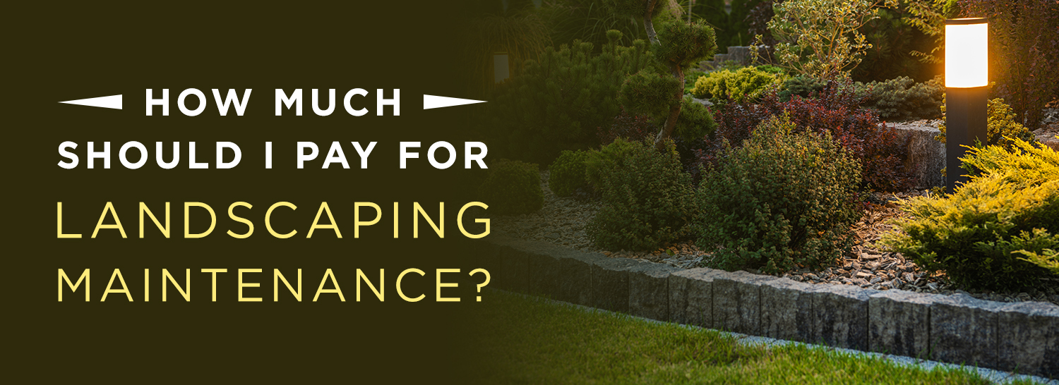 How Much Should I Pay For Landscaping Maintenance