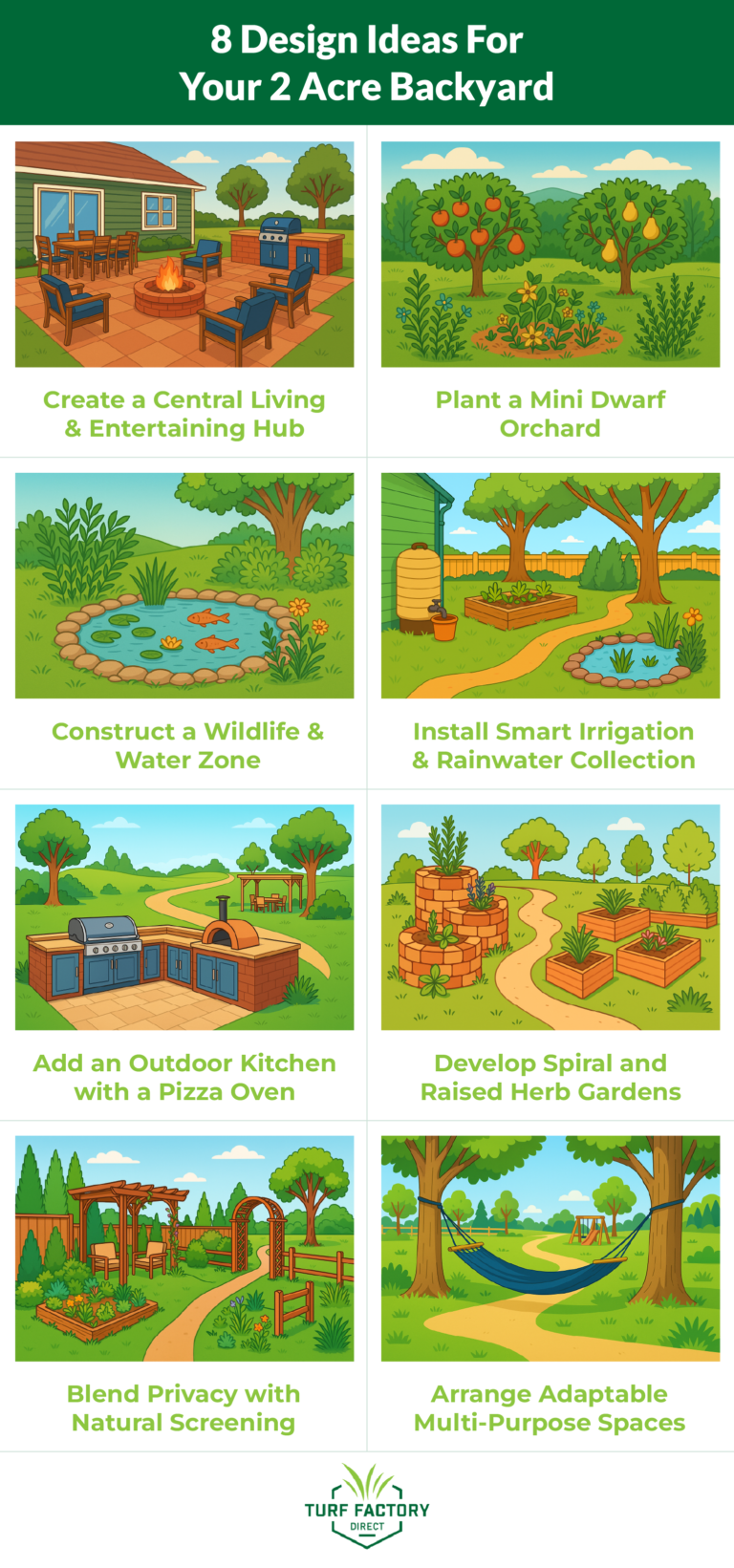 Two Acres 2 Acre Backyard Ideas: Transform Your Large Space Into a Multi ...