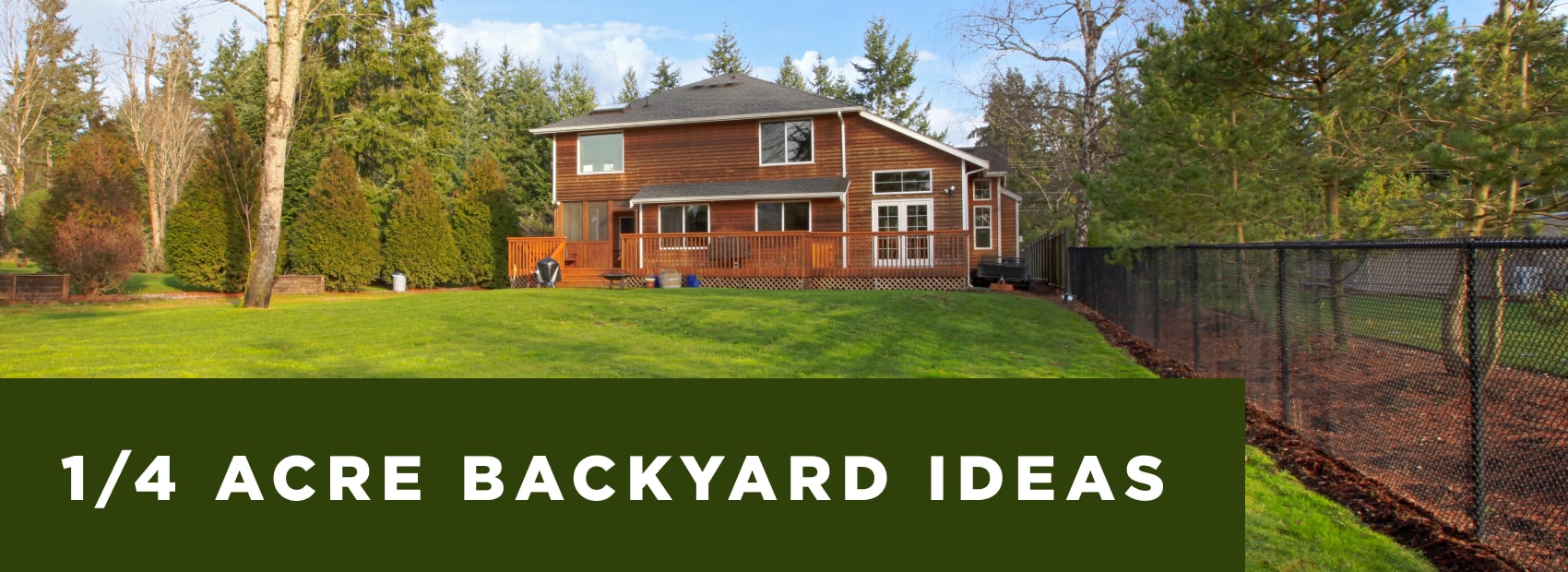 1/4 acre backyard ideas featuring artificial turf solutions for pets, play areas, pool surrounds, games, and relaxing outdoor zones.