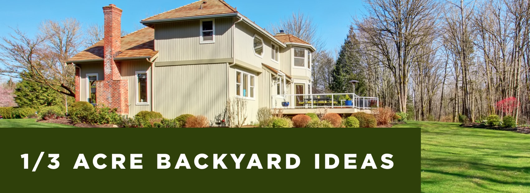 Inspiring 1/3 acre backyard ideas showcasing outdoor living zones, native gardens, and sustainable design for your personal retreat.