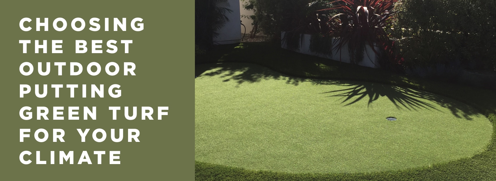 Choosing the Best Outdoor Putting Green Turf for Your Climate