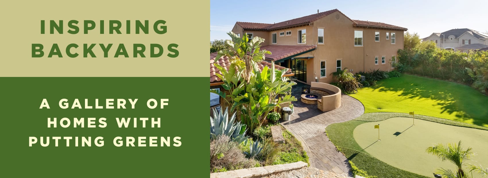 Inspiring Backyards: A Gallery of Homes with Putting Greens