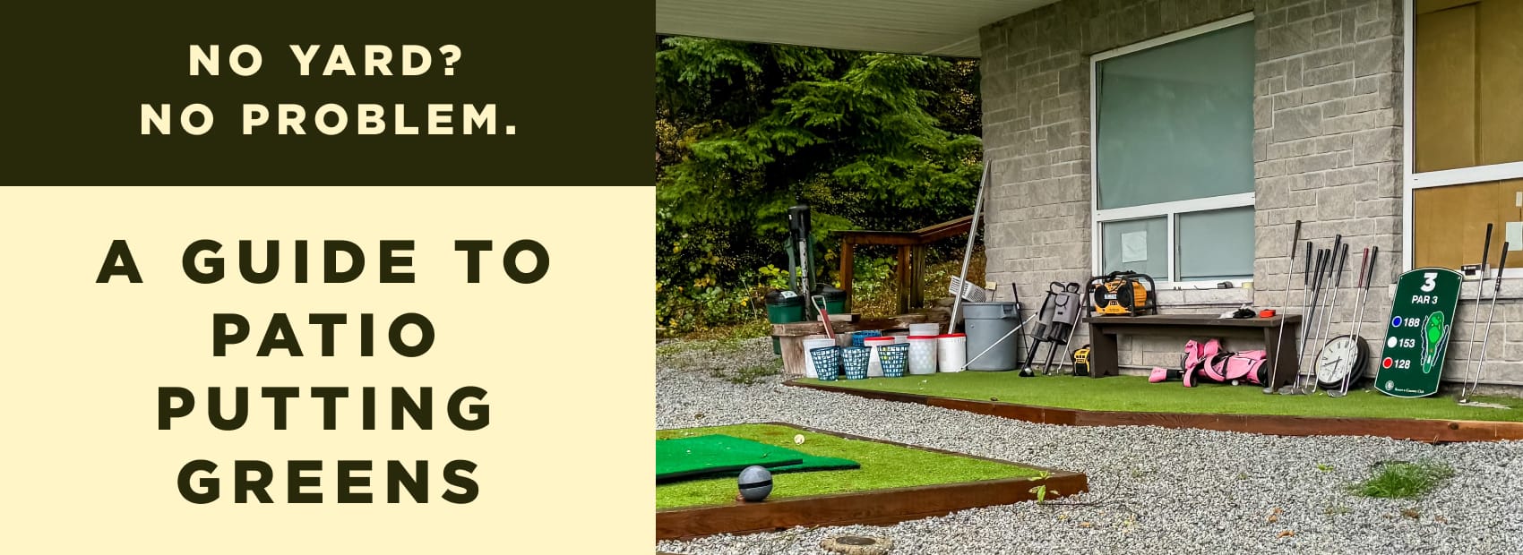 No Yard? No Problem. A Guide to Patio Putting Greens